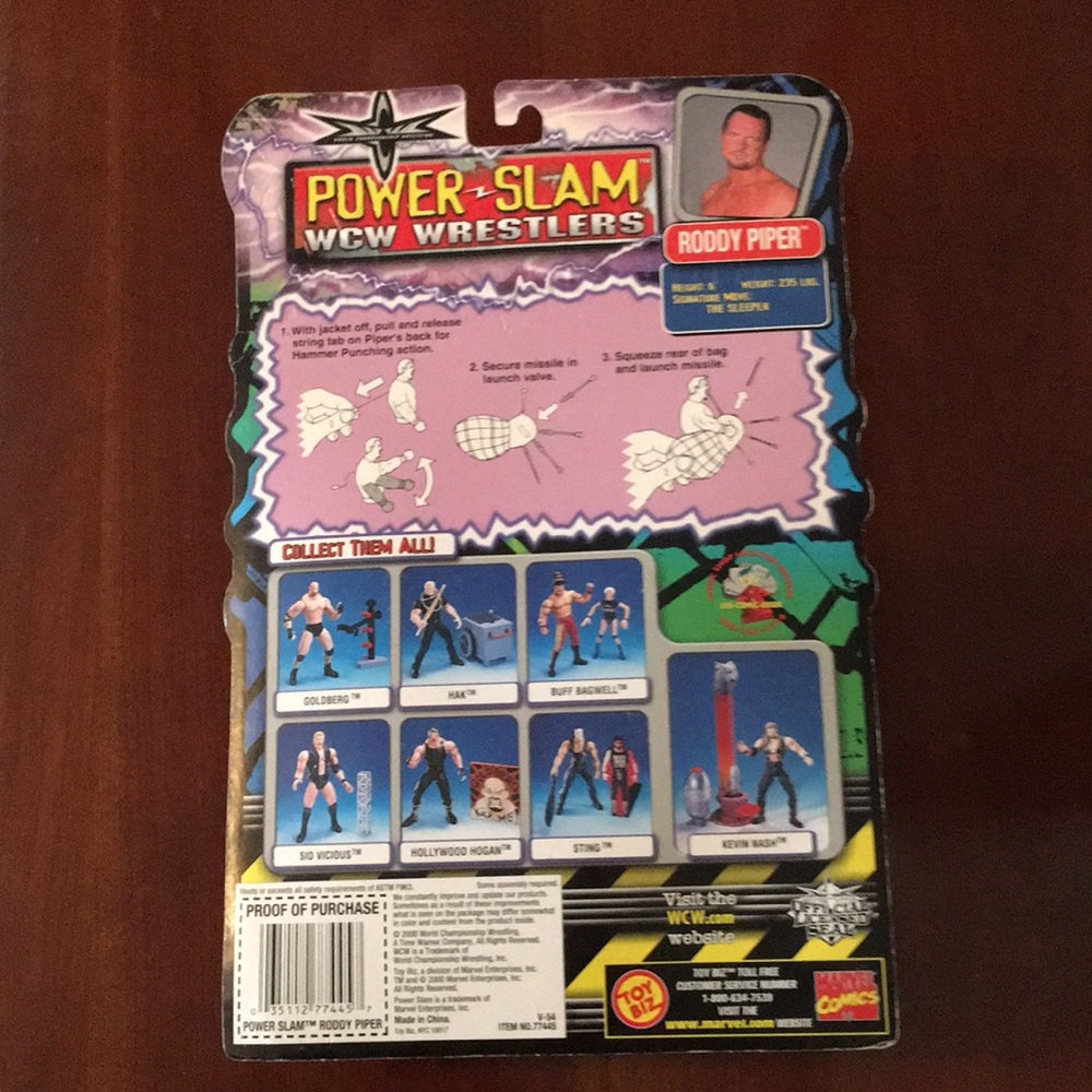 Rowdy Roddy Piper Action Figure - Picture 5 of 5